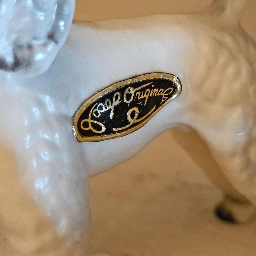 Josef Originals Standard Poodle Family 3 Dogs Vintage Japan Porcelain Figurines - Picture 8 of 9
